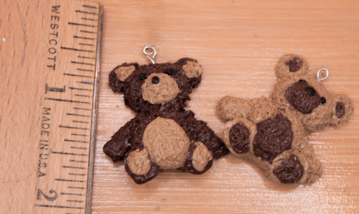 Large Teddy Bear earrings