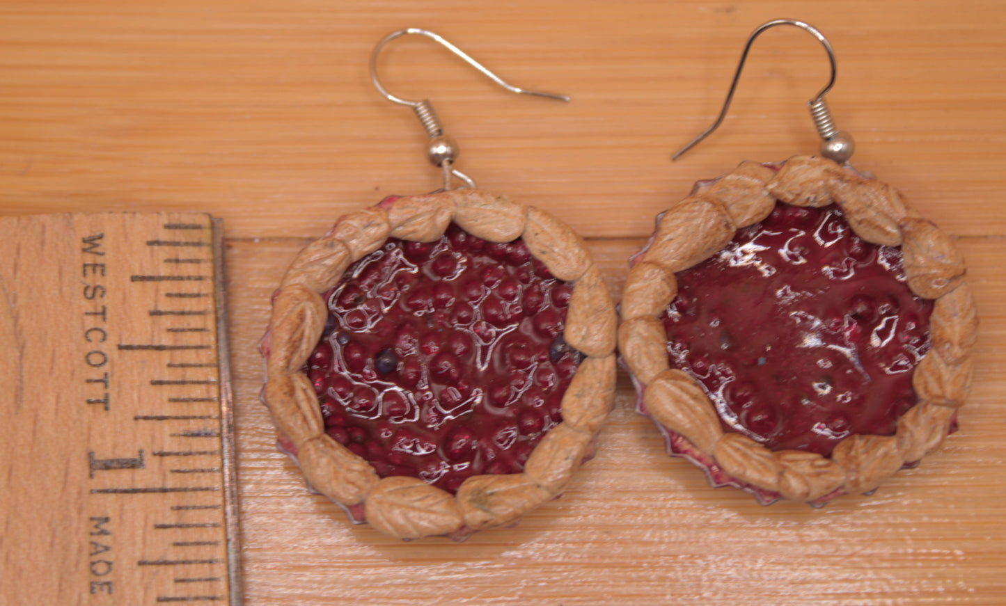 cranberry Pie earrings