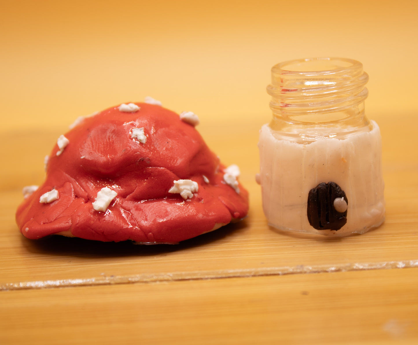 Small Mushroom jar