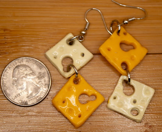 Cheese Slice earrings