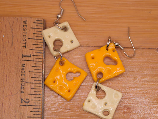 Cheese Slice earrings