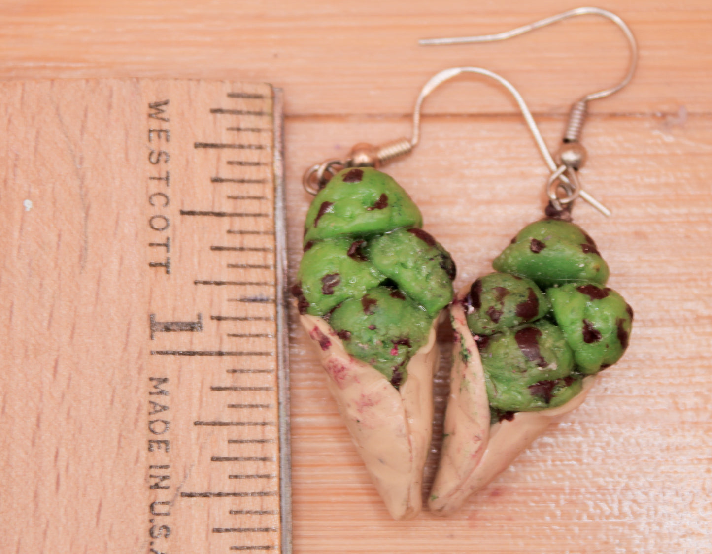 Mint Ice Cream earrings