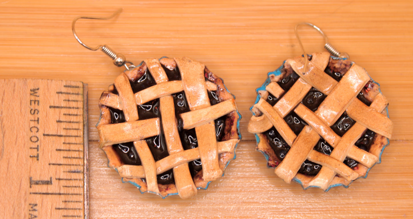 Apple & Blueberry Pie Earrings