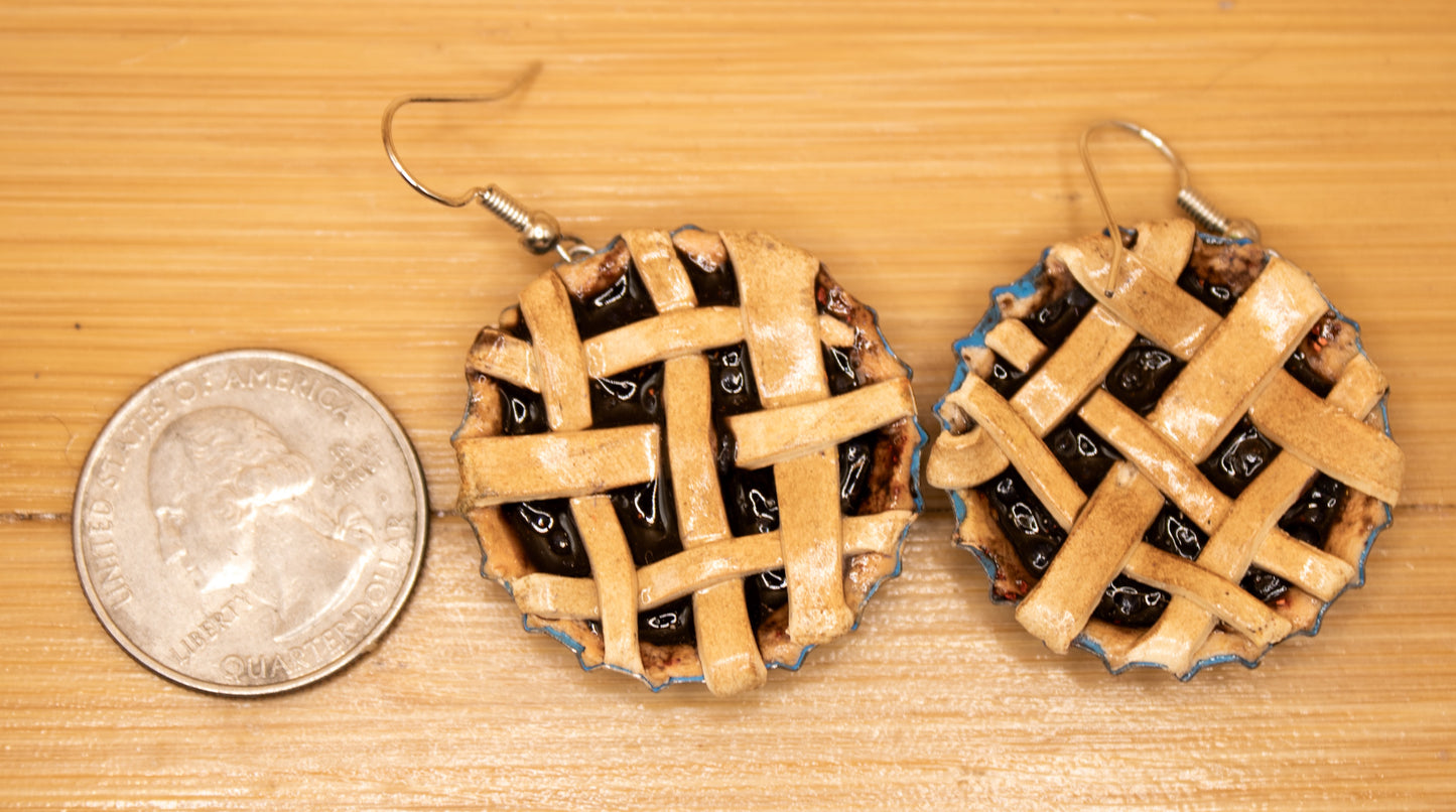 Apple & Blueberry Pie Earrings