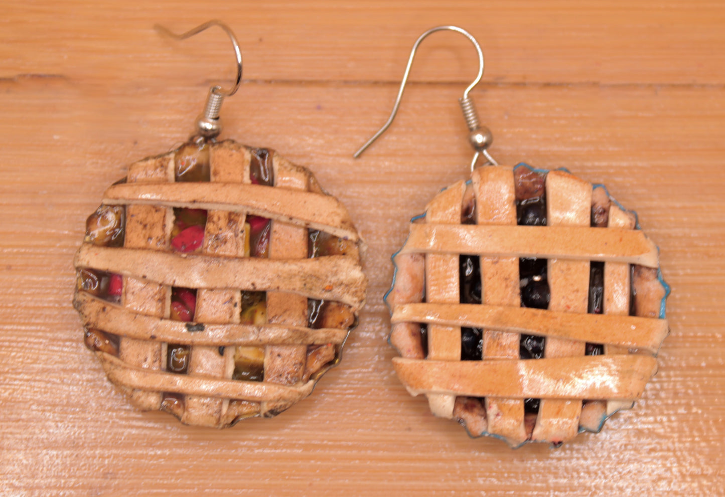 Apple & Blueberry Pie Earrings