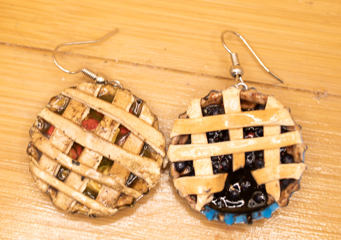 Apple & Blueberry Pie Earrings