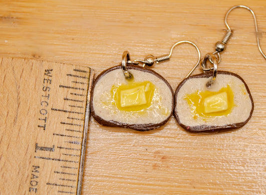 Buttered Toast Earrings