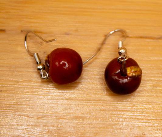Apple earrings