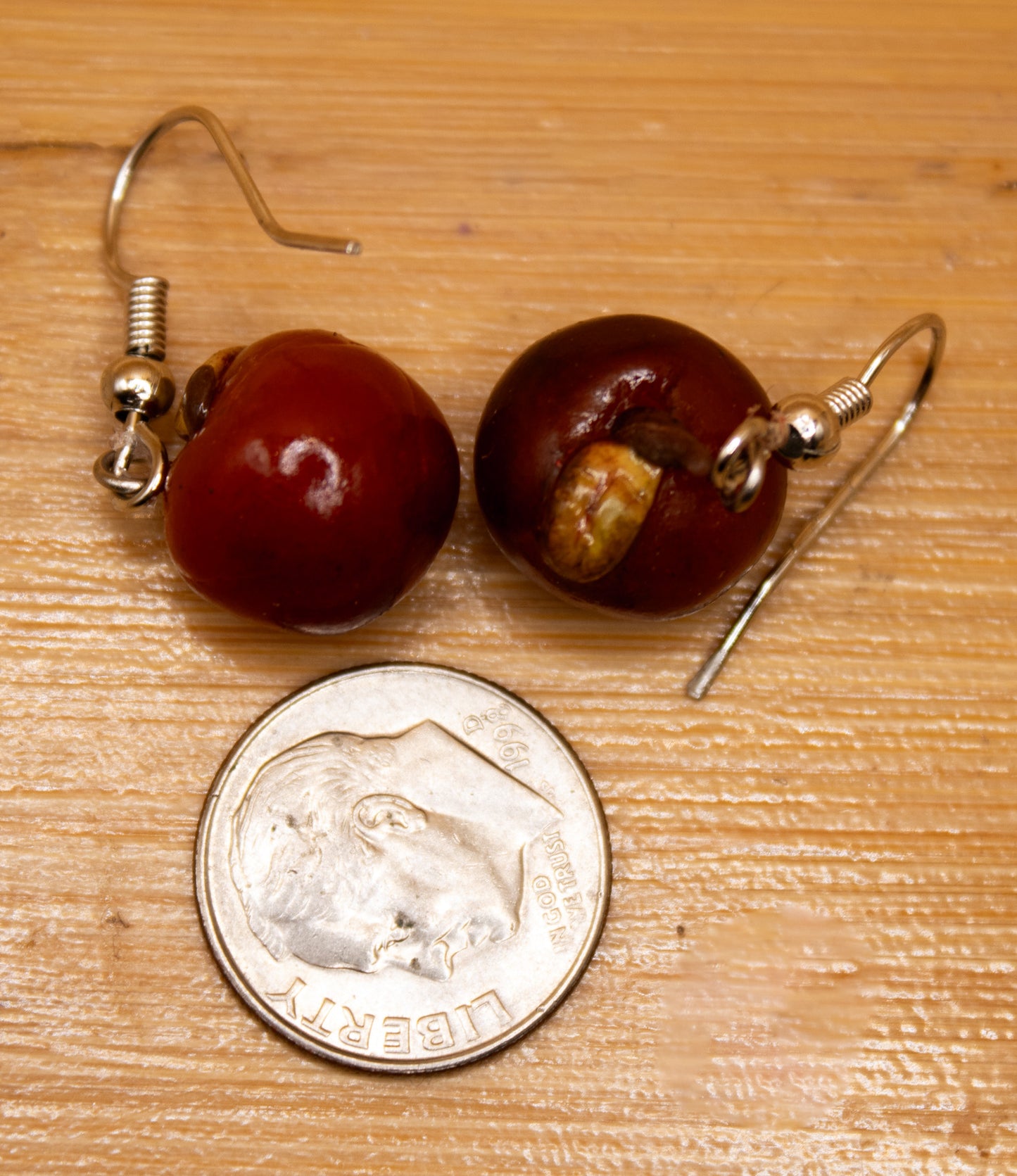 Apple earrings