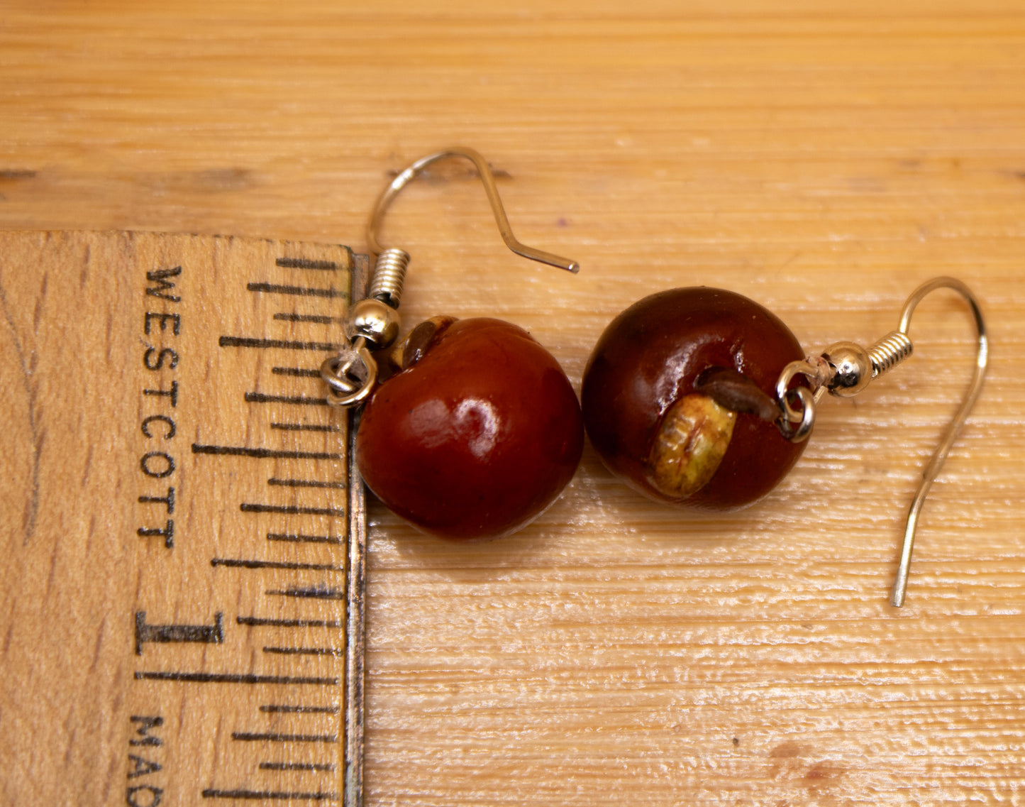 Apple earrings