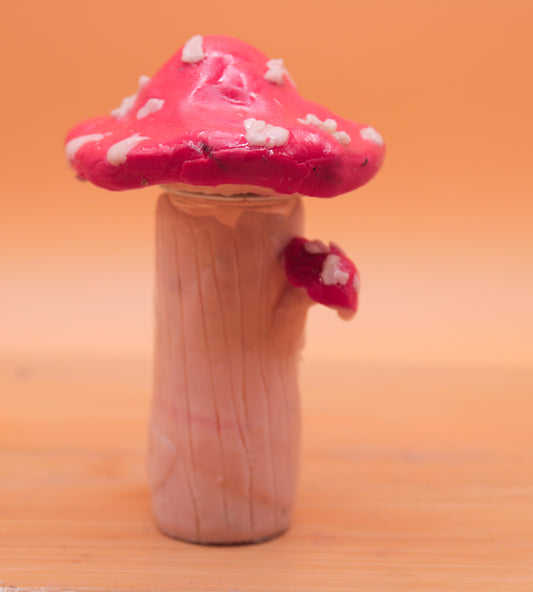 Tall Mushroom jar